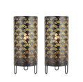 Ember Cut Patio Lamps (Set of 2)