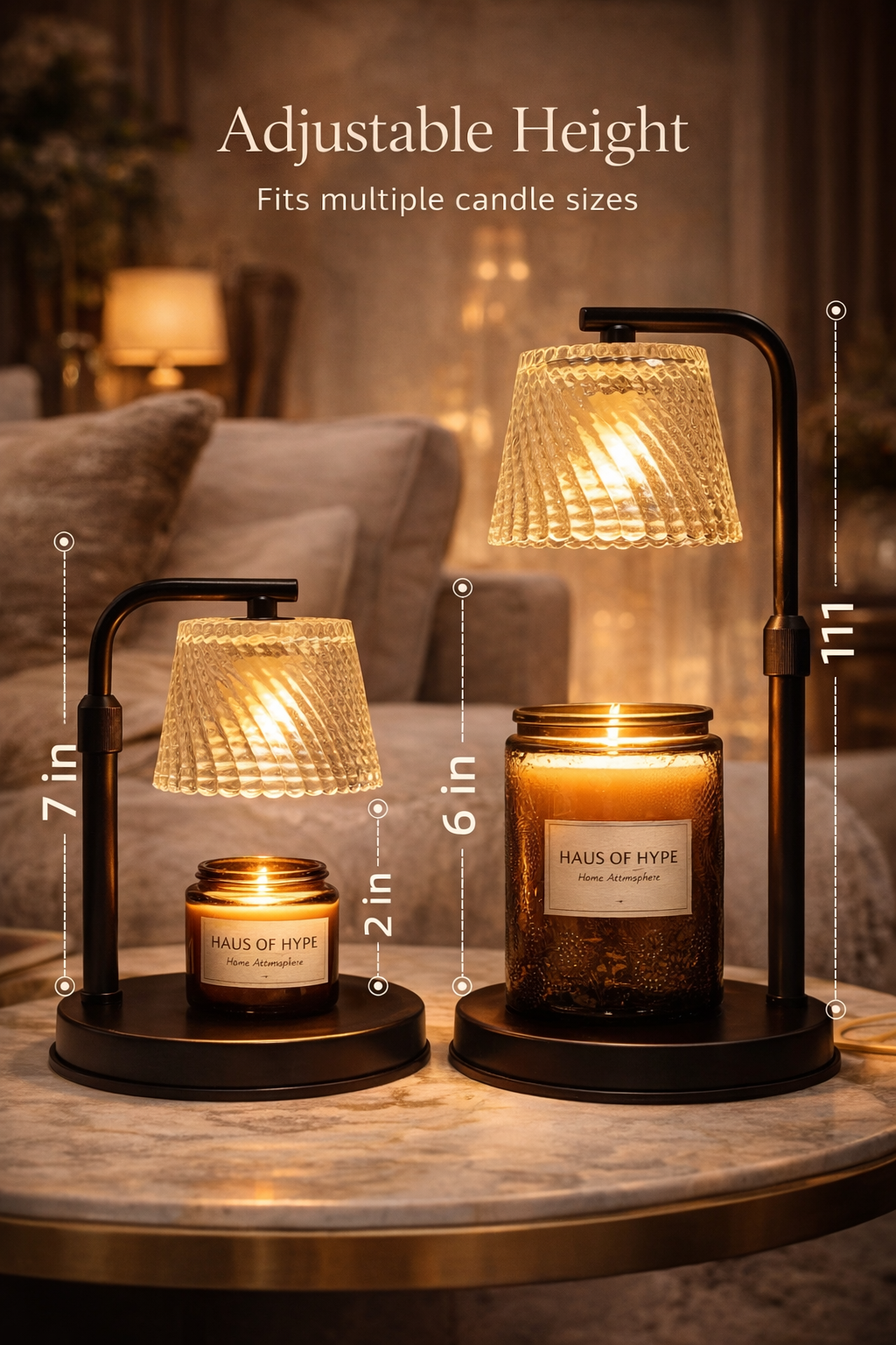 Ember Glow Candle Warmer Lamp