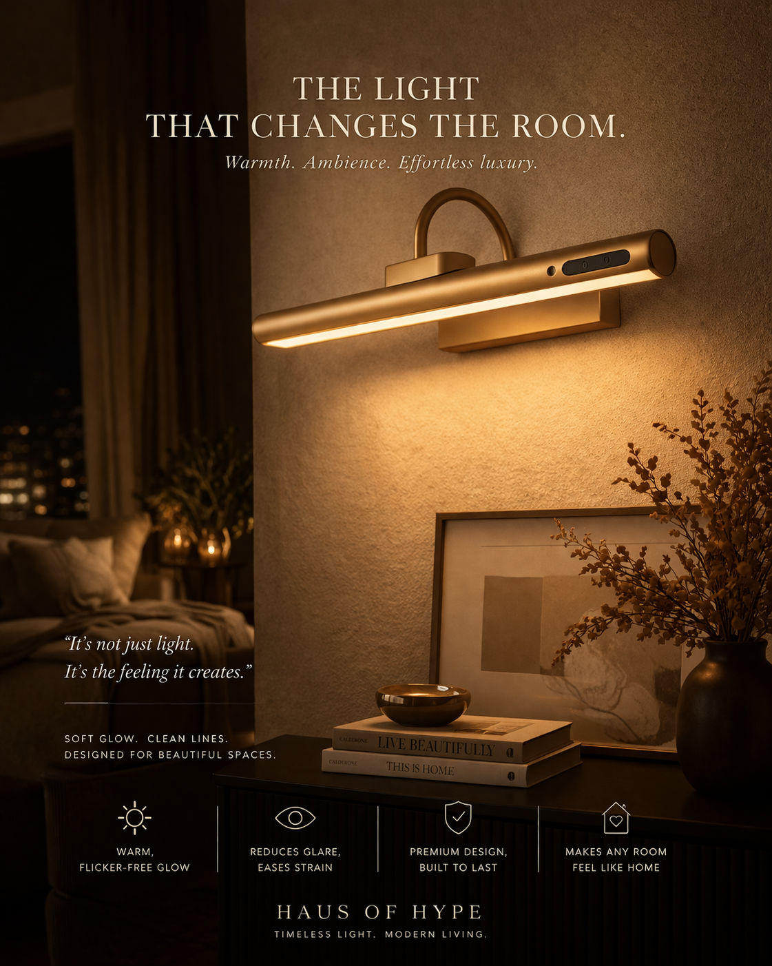 LumiGlow Bar Light