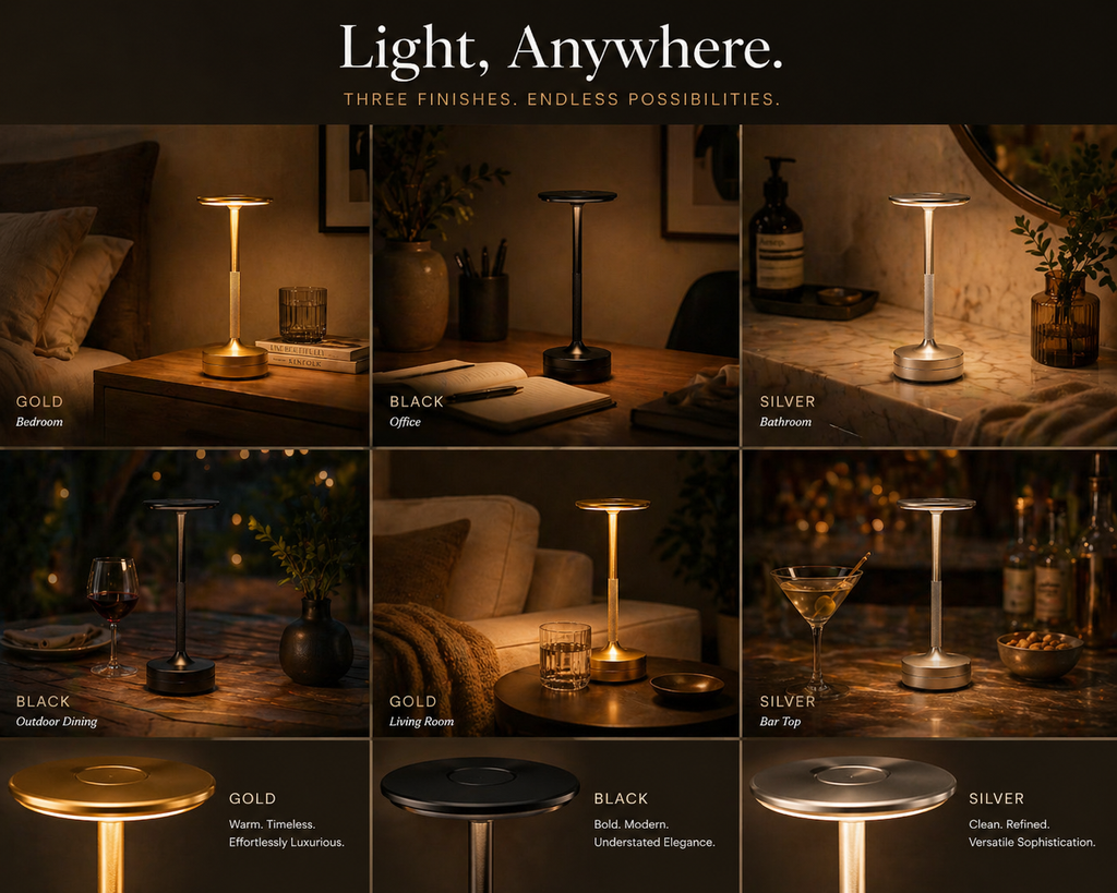 LumiCore Cordless Table Lamp