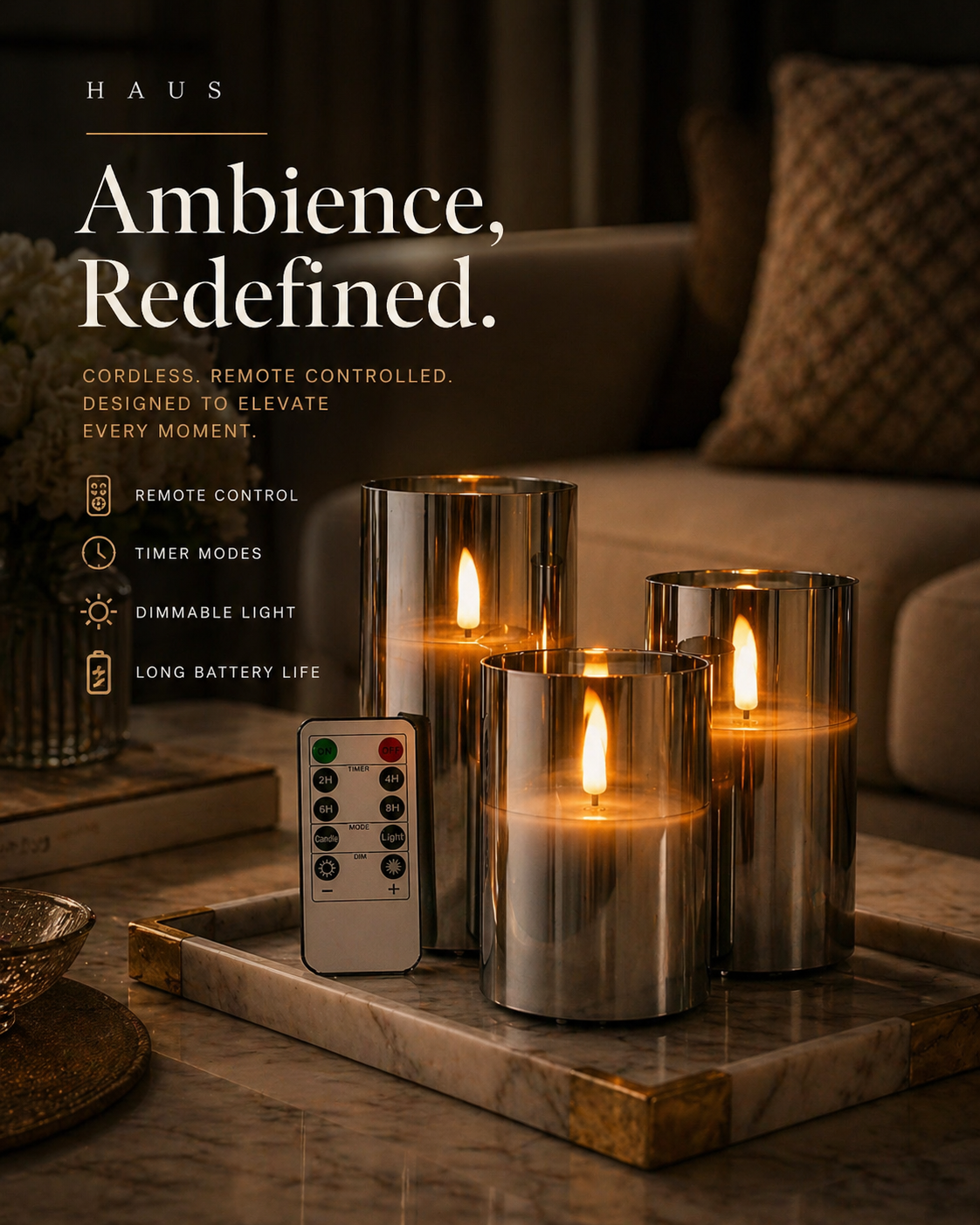 AuraGlow Candle Set