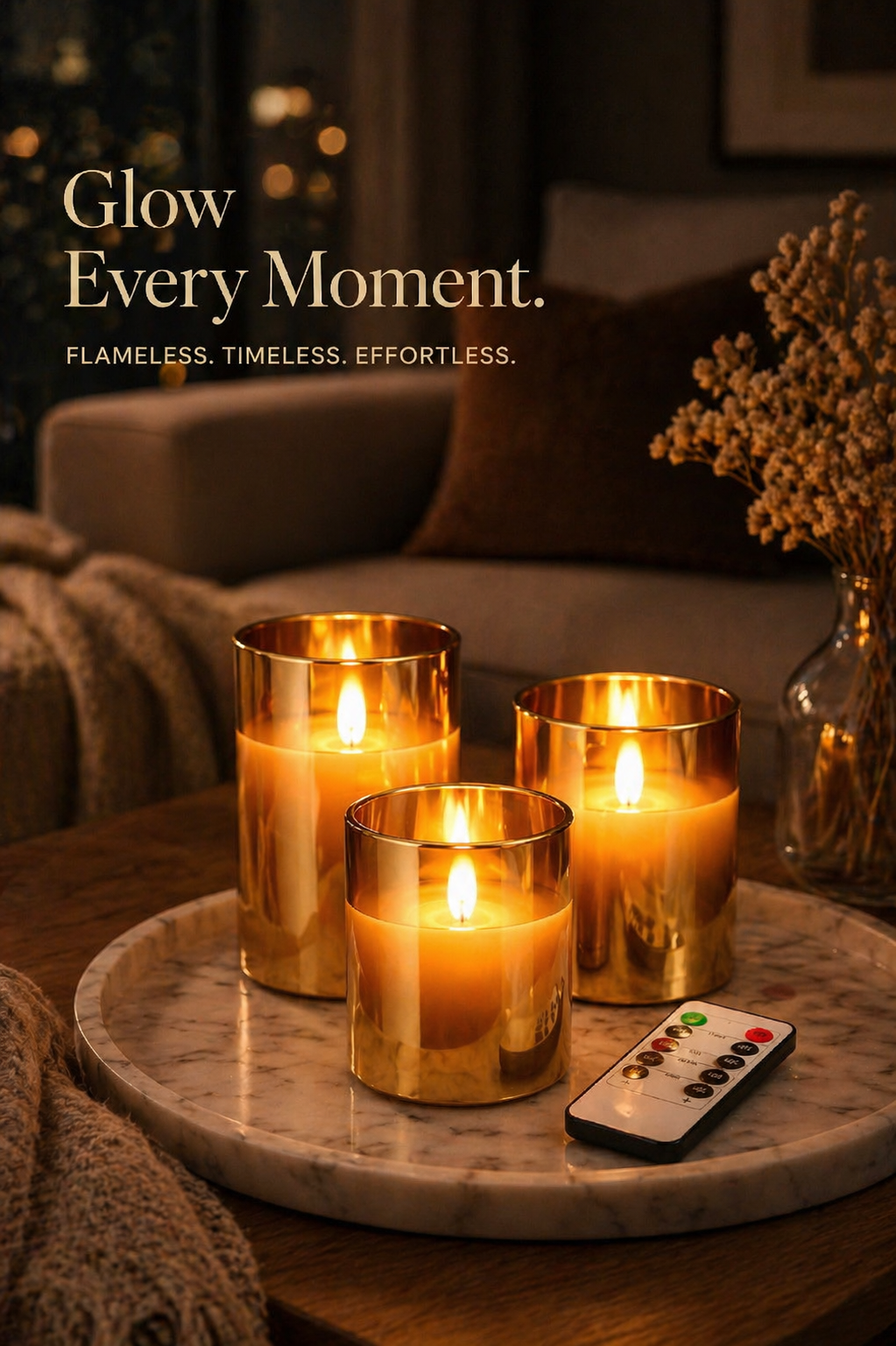 AuraGlow Candle Set