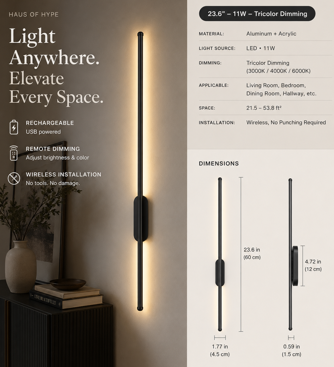 Auralis Wall Light