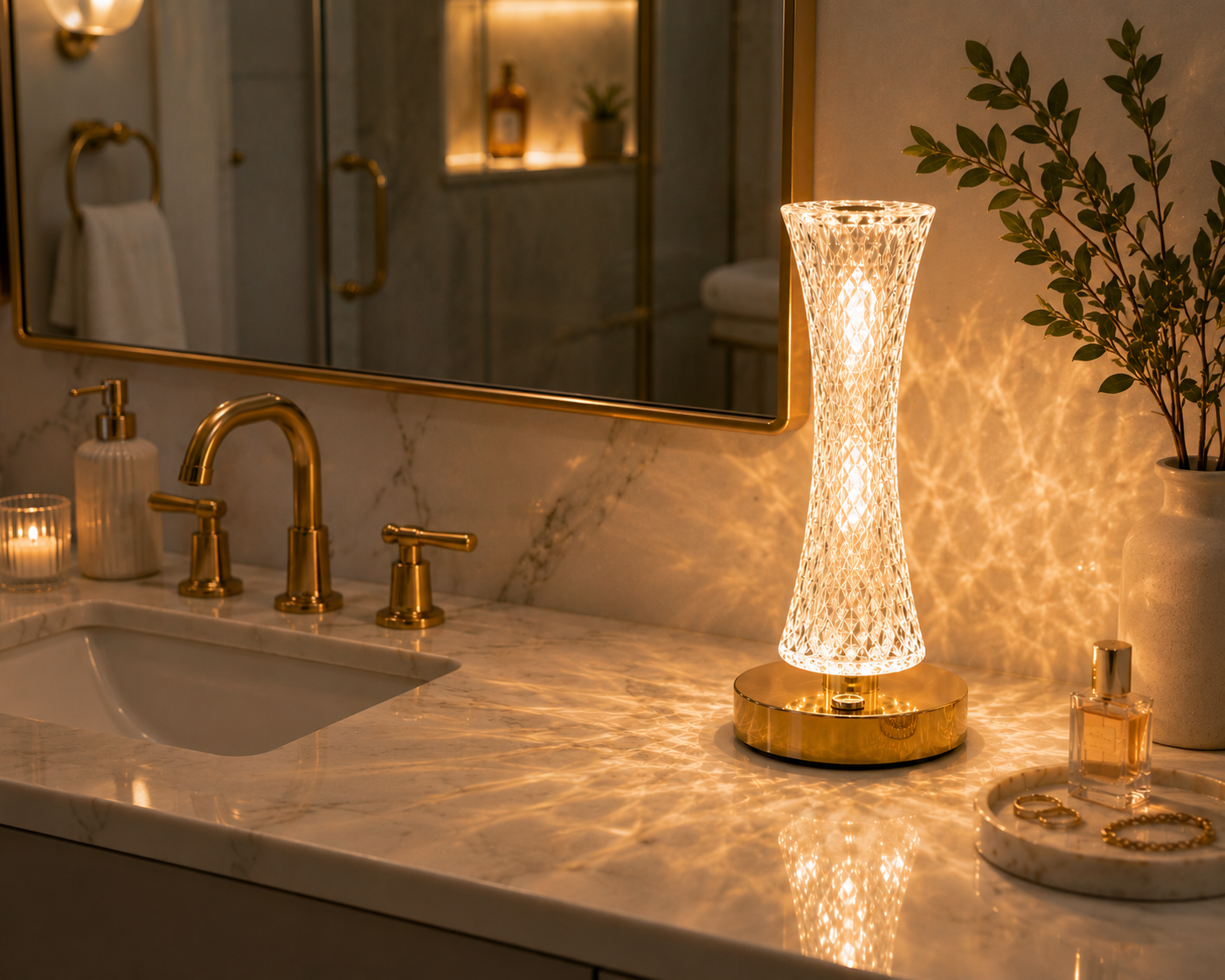 Facet Rechargeable Lamp