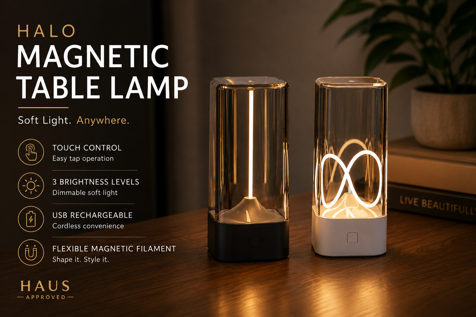 Halo Magnetic Table Lamp